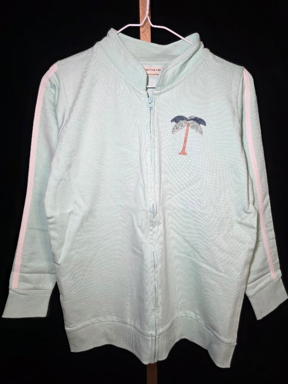 NWT Monica + Andy Embroidered Slouchy Sweatshirt Youth 14